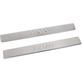 Накладки внутренних порогов DolleX ВАЗ-2121 NIVA нержавеющая сталь к-т 2 шт. NPS-204 