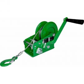Ручная барабанная лебедка HITCH HW 1350 кг, канат 10 м SZ073170 