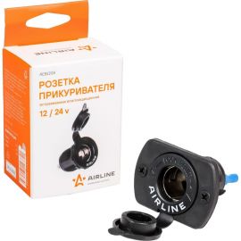 Гнездо прикуривателя Airline встраиваемый, влагозащищенный, 12/24 В, пластик AEBJ204 