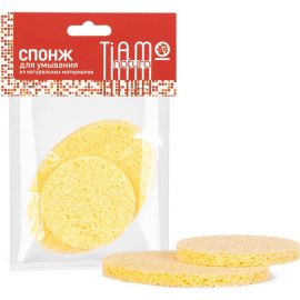 Набор спонжей для умывания TIAMO Natura целлюлоза, 2 шт. 12558 