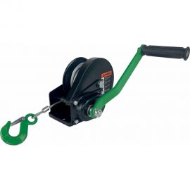 Лебедка ручная барабанная с тормозом HITCH HWB 500 кг канат 10 м SZ073180 