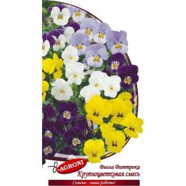Семена Агрони Виола виттрока КРУПНОЦВЕТКОВАЯ СМЕСЬ 8917 