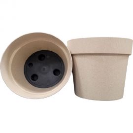 Горшок liveingreen Эко Протея слоновая кость диам. 22.5 см, высота 19.5 см, 5.2 л 4656757800538 