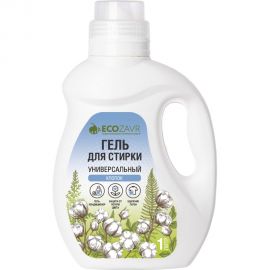 Универсальный гель для стирки ECOZAVR «Хлопок» 1 л БХ-0023 