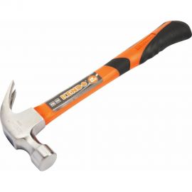 Молоток-гвоздодер KENDO с фибергласовой рукояткой 25100 