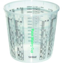 Пластиковая емкость для смешивания красок WOLF 1400мл (200 шт.), neutral 1.4220.1400 