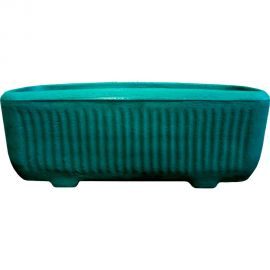 Цветочный горшок Акватек Marmor прямоугольный, зеленый 2-40-2106 