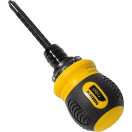 Двухсторонняя отвертка DELI DL626010 с трещоткой, PH2+SL6x85 мм 98381 