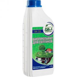 Биопрепарат для септиков БК 33 1 л Биосептик БК-33 