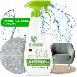 Универсальное биоразлагаемое средство для любых поверхностей и текстиля SYNERGETIC 500 мл 106054 