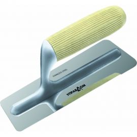 Венецианская кельма Управдом 240х100 мм, из нержав. стали, ручка из древесины 4100003307 