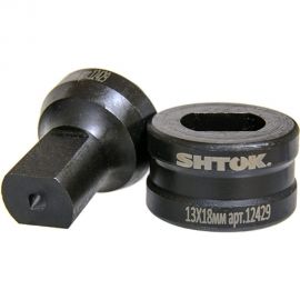 Комплект насадок к ШП-95 овал 13х18 мм SHTOK 12429 