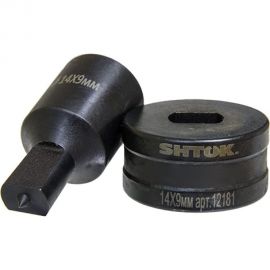 Комплект насадок к ШП-110/12 овал 9х14 мм SHTOK 12181 