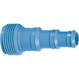 Переходник-соединитель штуцерный, пластиковый, внешняя резьба 3/4"" для шланга 1/2"", 3/4"" Yard 64-2-013 