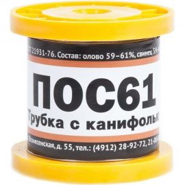 Припой ПОС 61 с канифолью (100 гр; диаметр 0.5 мм) ZeepDeep 333106 