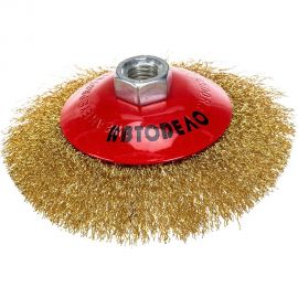 Щетка зачистная плоская (125 мм; М14х2) Автоdело 44047 