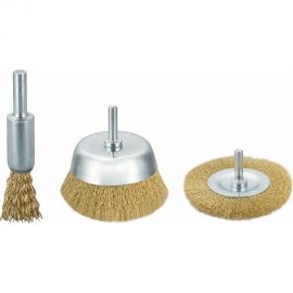 Набор щеток для дрели KENDO Brush Set 3шт 76100120 