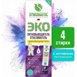 Биоразлагаемый гипоаллергенный пятновыводитель-отбеливатель SYNERGETIC с активным кислородом 111101 