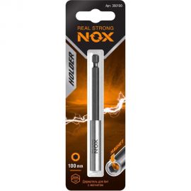 Держатель для бит (100 мм; карта; Е6.3) NOX 350100 