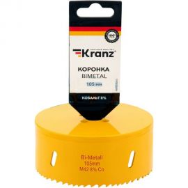 Коронка биметаллическая 105 мм KRANZ KR-92-0245 