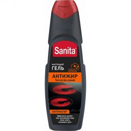Средство для чистки плит, духовок, грилей от жира/нагара SANITA Гель Антижир 500 г 601966 