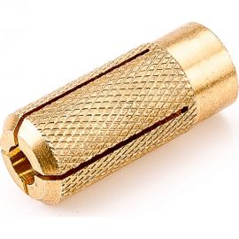 Забивной анкер Стройметиз М10 латунный уп. 3 шт европодвес 2490031 