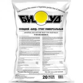 Универсальный грунт БИУД Овощной 20 л 01-000004 