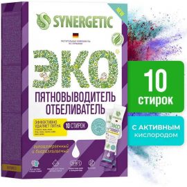 Гипоаллергенный отбеливатель-пятновыводитель с активным кислородом SYNERGETIC 10 стирок, биоразлагаемый 4607971451716 111102 