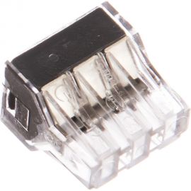 Соединительная клемма СВЕТОЗАР 6-и проводная, 400В, 24А, 0,75-2,5мм2, 2шт 49170-6 