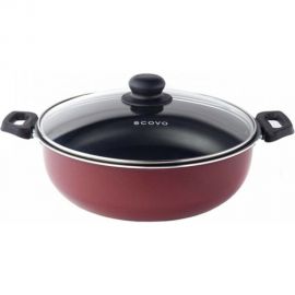 Жаровня Демидовский глубокая 24 + стеклянная крышка СЭ-012 