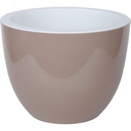 Пластиковый горшок с вкладкой liveingreen Орион фраппе, диам. 24 см, высота 18 см, 6 л ОР24-90 