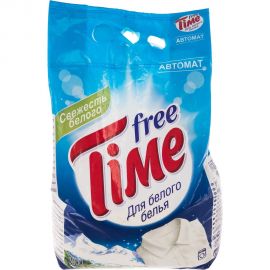 Стиральный порошок-автомат FREE TIME 3 кг для белого 353-5 603565 