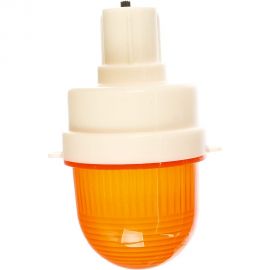 Сигнальный пластмассовый фонарь Протэкт в комплекте с батарейками оранжевый ФС 4.1 