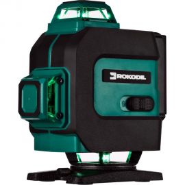 Лазерный уровень Rokodil Ray Max 4D, лазерный нивелир, 360 градусов, 16 линий, зеленый луч 1047199 