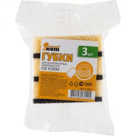 Губки для антипригарных поверхностей Рыжий кот FIX FORM 3шт 005094 