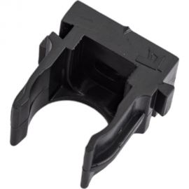 Крепеж-клипса для труб Промрукав атмосферостойкая, для монтажного пистолета, черная, в п/э, d16 мм, 100 шт. PR13.0405 