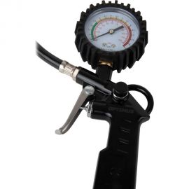 Пистолет для подкачки шин с аналоговым манометром Optimus 63 мм, 8 бар OPT-PI1020 