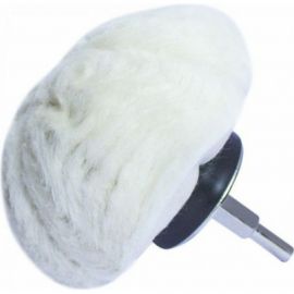 Насадка полировальная хлопковая полусфера на дрель 100 мм Rockforce RF-PSP100M 