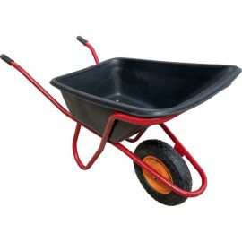 Одноколесная усиленная антиударная тачка Промышленник 110 л, пневматическое колесо 4,00/8 ПРОМ-110А1УКП 