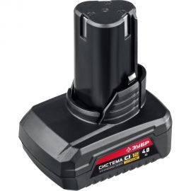 Аккумуляторная батарея ЗУБР 12 В, li-ion, 4 Ач АКБ-С1-12-4 