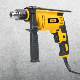 Сетевая ударная дрель DELI DL-CZ13-E2 (850Вт, ЗВП ф13мм, 3000 об/мин, реверс, картон) 102959 