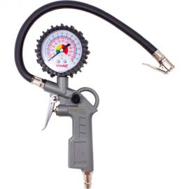 Пистолет для подкачки шин WMC TOOLS с аналоговым манометром и шлангом WMC-STG-05(51322) 