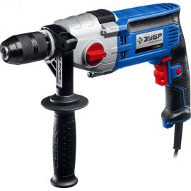 Профессионал безударная 2-х скоростная дрель ЗУБР 900 вт Д-П900-2 