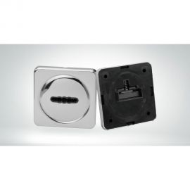 Ключевина CRIT КлС-К11 Хп хром полированный, пара 05212 