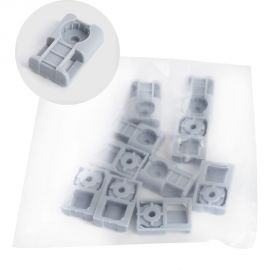 Площадки под стяжку для прямого монтажа STEKKER PMCL3120G 31х20 мм, серый, 100 шт. 49064 