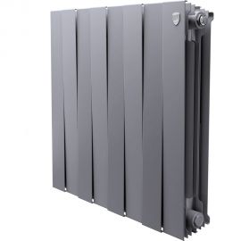 Радиатор Royal Thermo PIANOFORTE 500/Silver Satin - 8 секций 