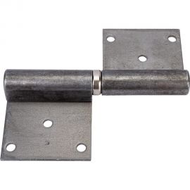 Гаражная петля на площадке Левша 140x20x47 под крепеж, правая У1-9200.Wп 