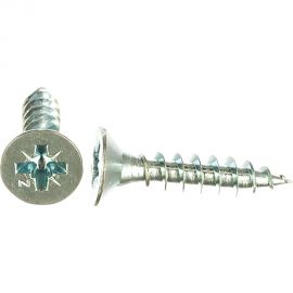 Потайной универсальный шуруп Метизный двор 6,0x30, оцинкованный, 200 шт. 4690441022929 