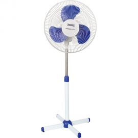 Напольный вентилятор ERGOLUX синий с белым, 16 дюймов ELX-FS01-C35 13426 