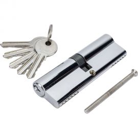 Цилиндровый механизм Ajax AZ100/100 mm (45+10+45), CP хром, 5 кл. 44557 